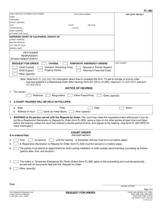 FL-300 page 1