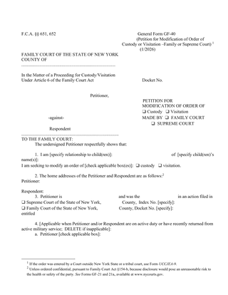 GF-40 page 1