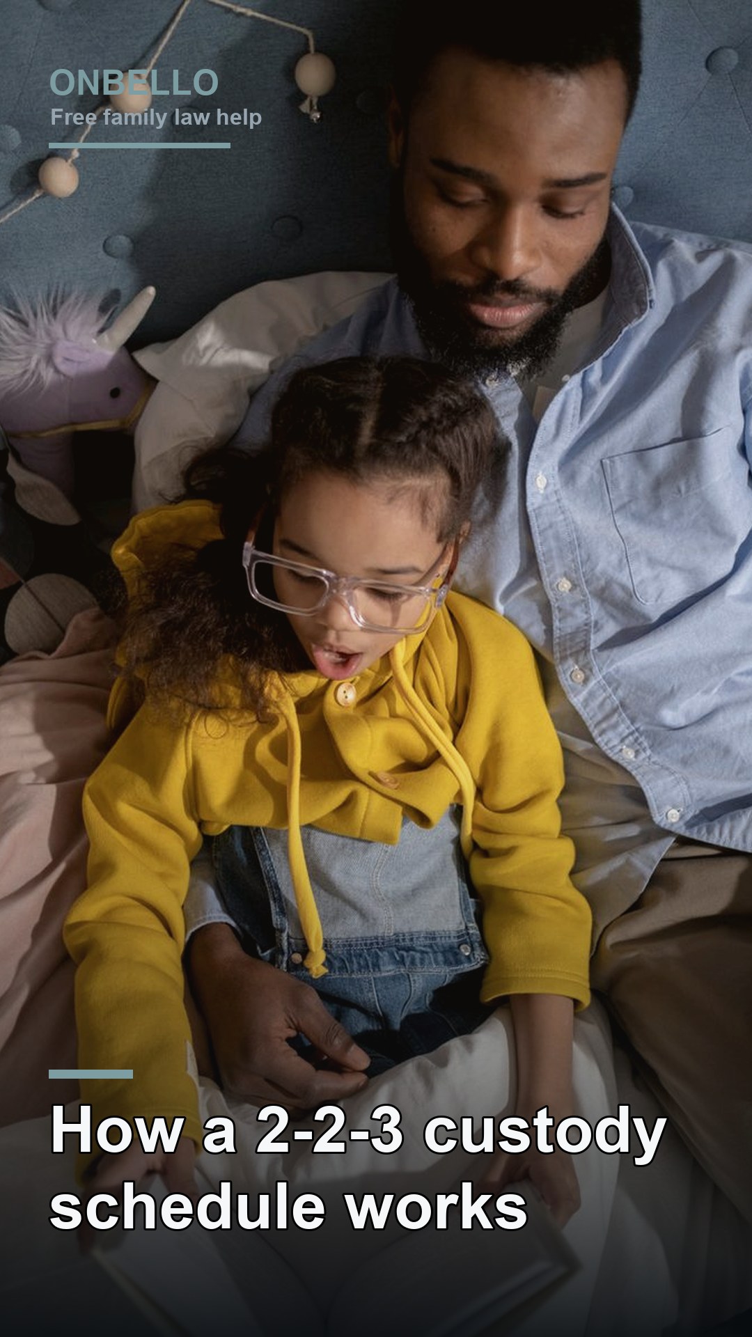 How a 2-2-3 custody schedule works
