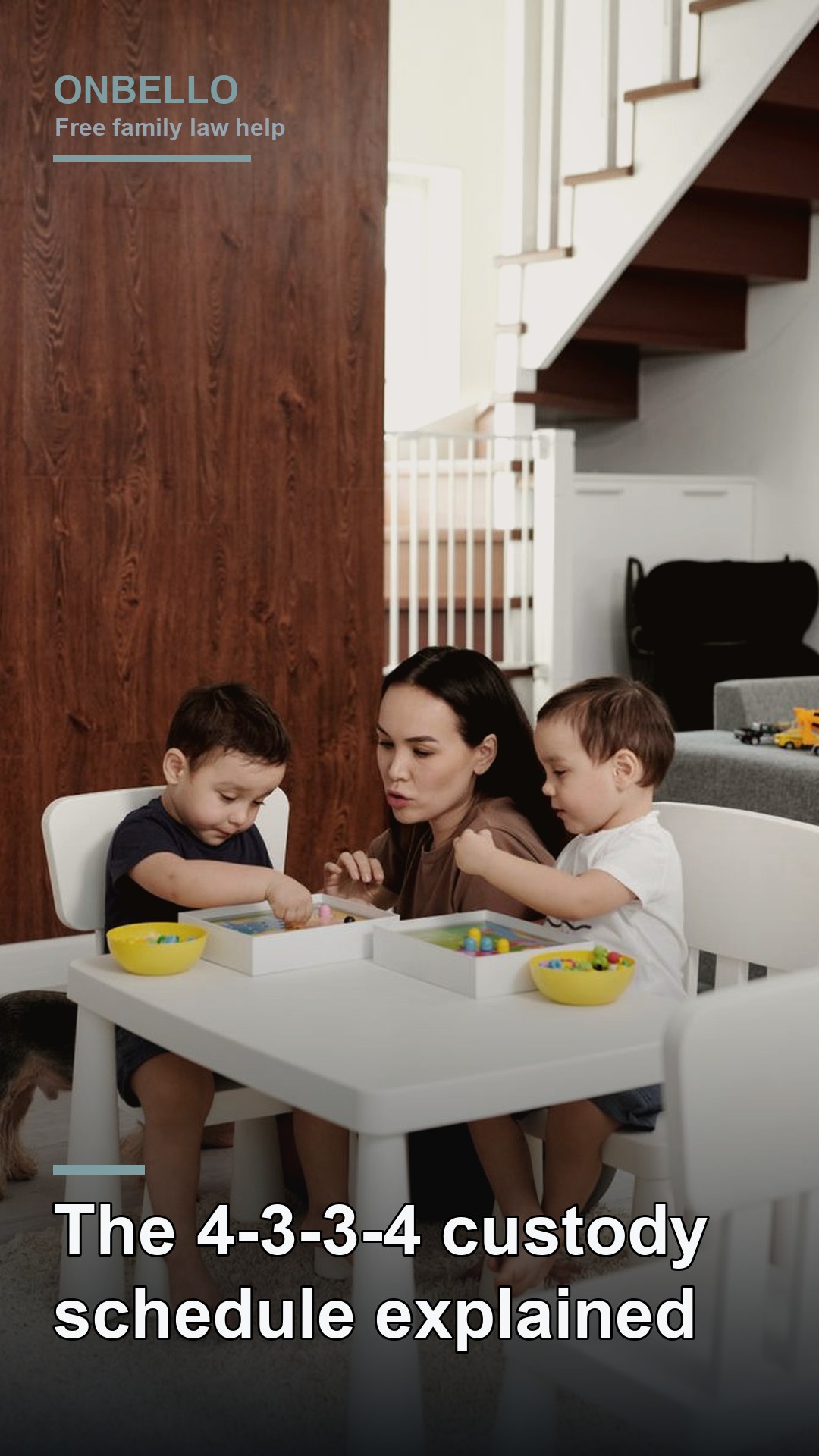 The 4-3-3-4 custody schedule explained