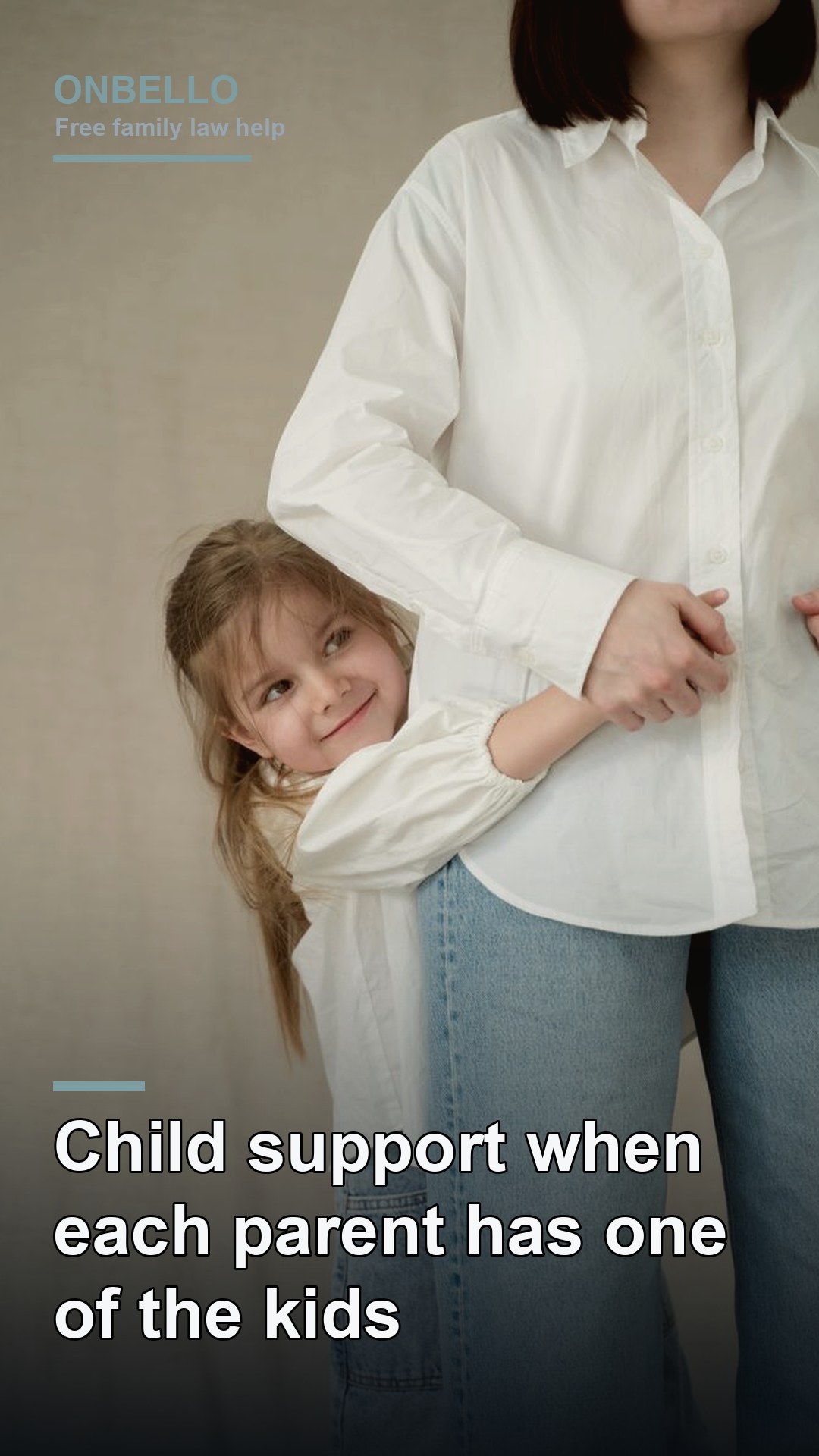 Child support when each parent has one of the kids
