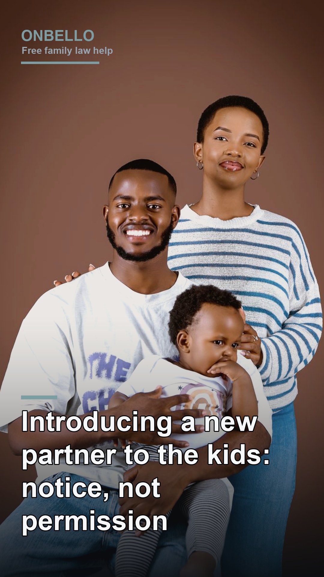 Introducing a new partner to the kids: notice, not permission