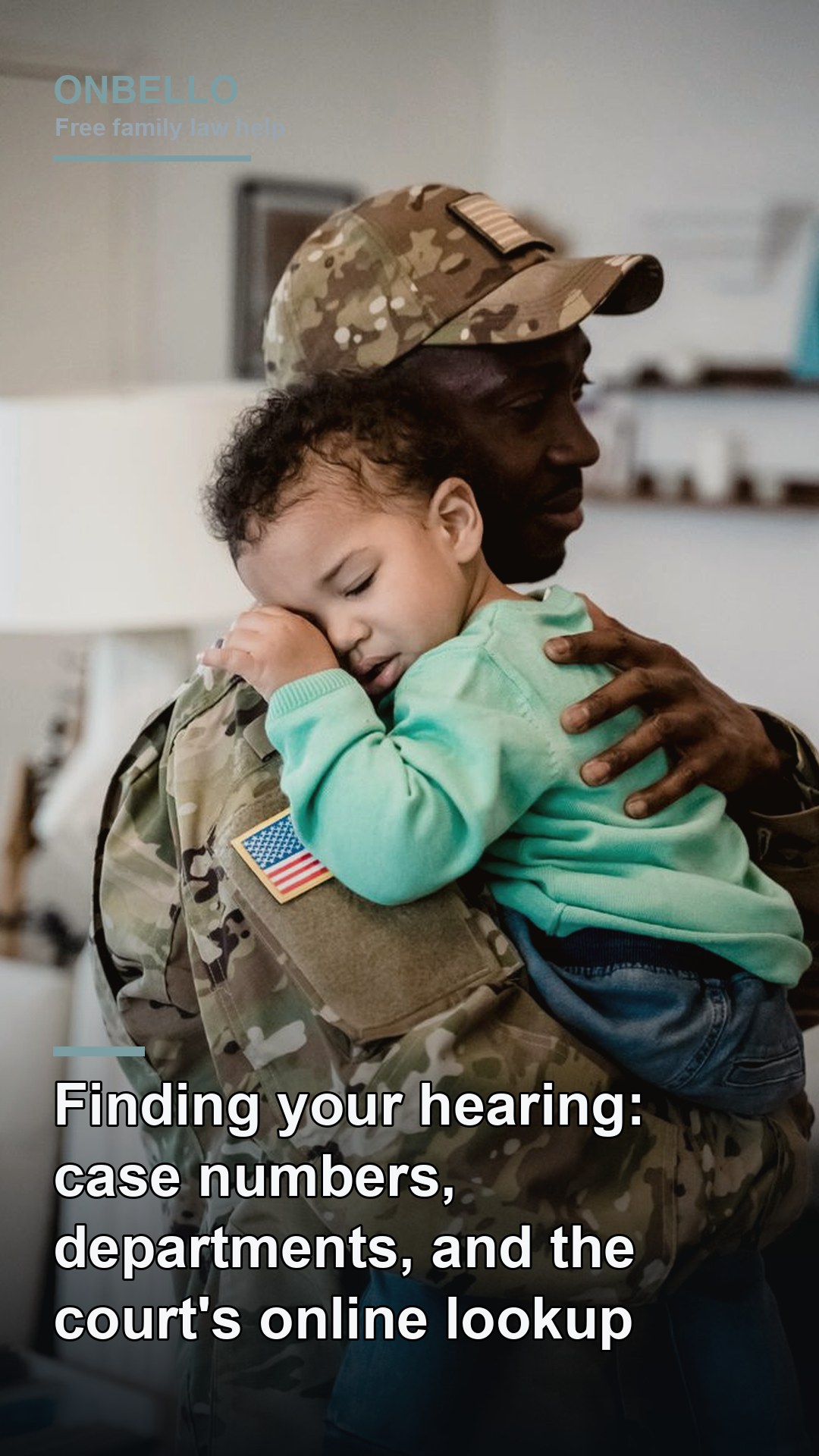 Finding your hearing: case numbers, departments, and the court's online lookup
