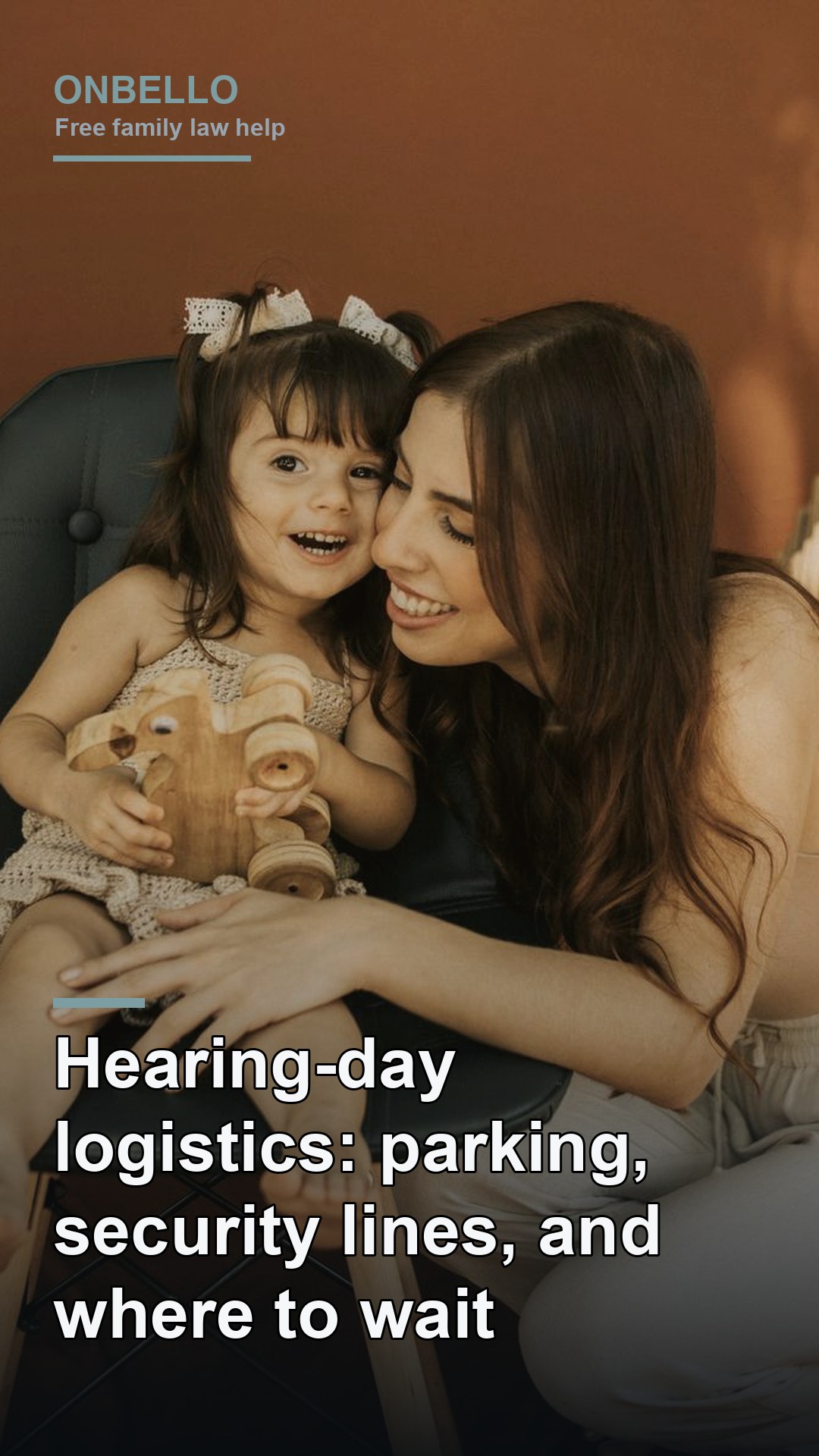 Hearing-day logistics: parking, security lines, and where to wait