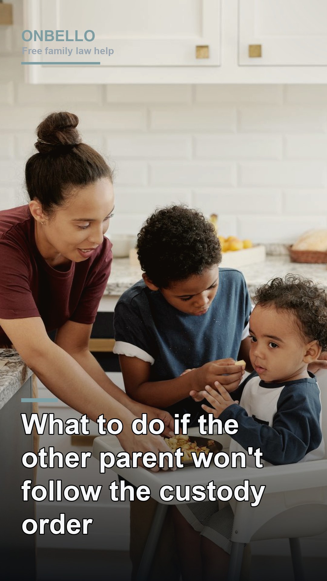 What to do if the other parent won't follow the custody order