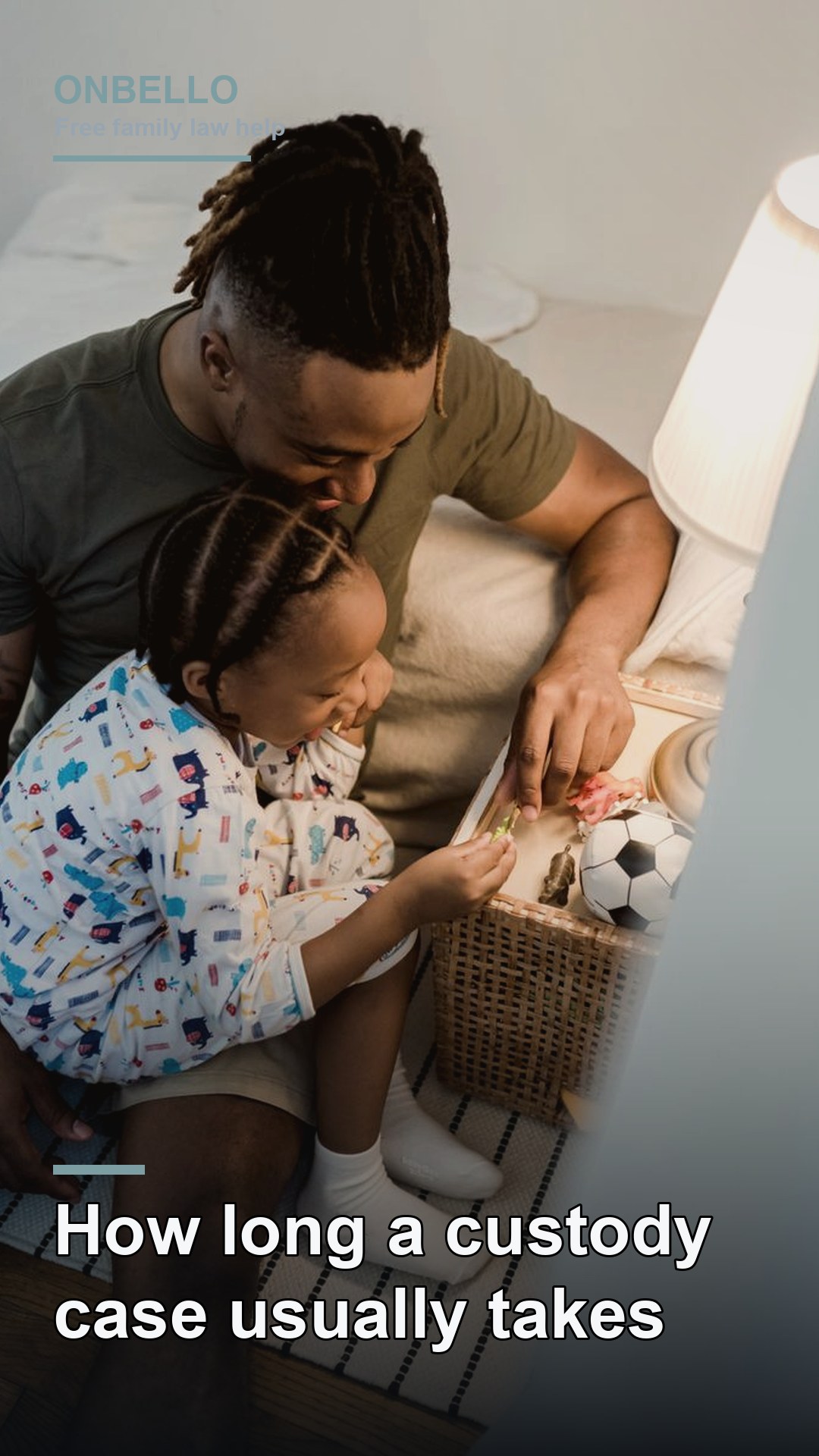 How long a custody case usually takes