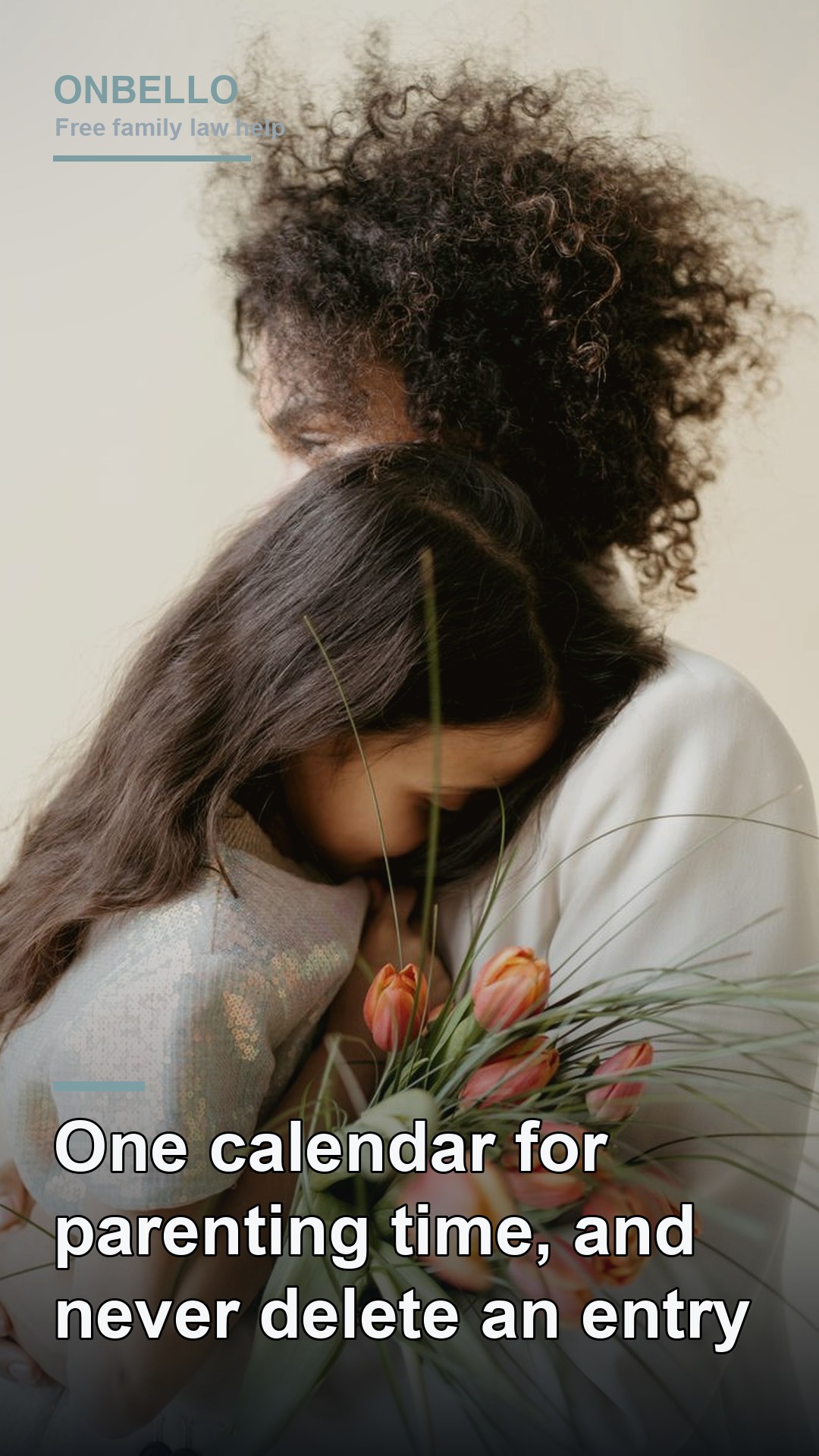 One calendar for parenting time, and never delete an entry