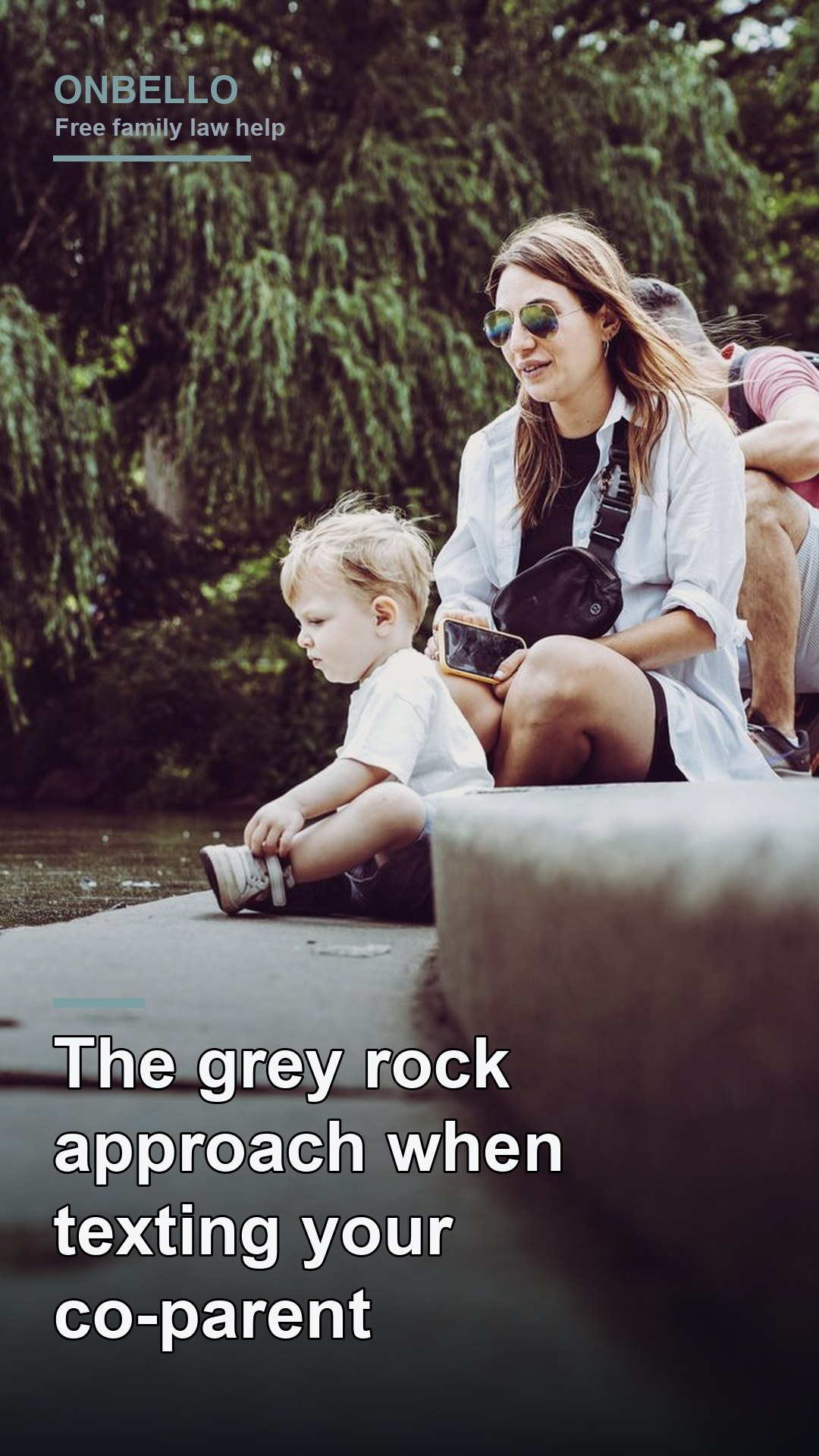 The grey rock approach when texting your co-parent