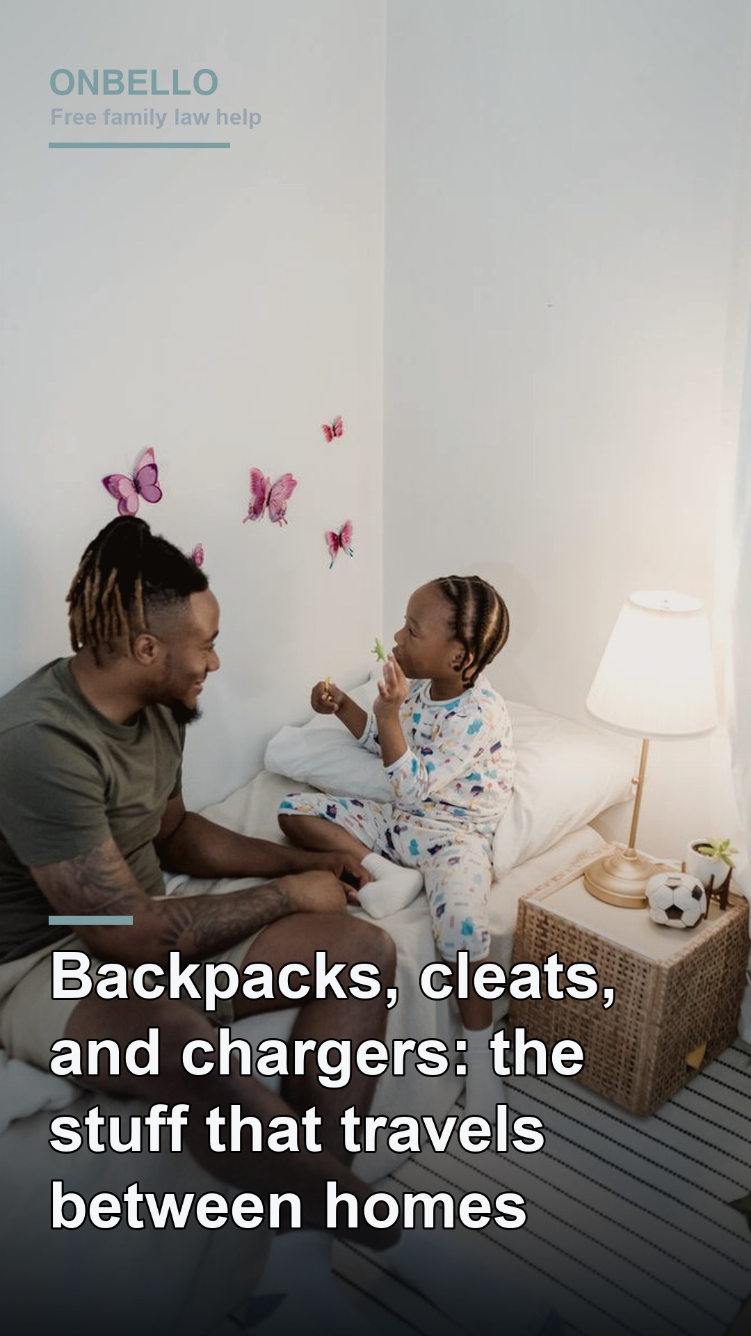 Backpacks, cleats, and chargers: the stuff that travels between homes