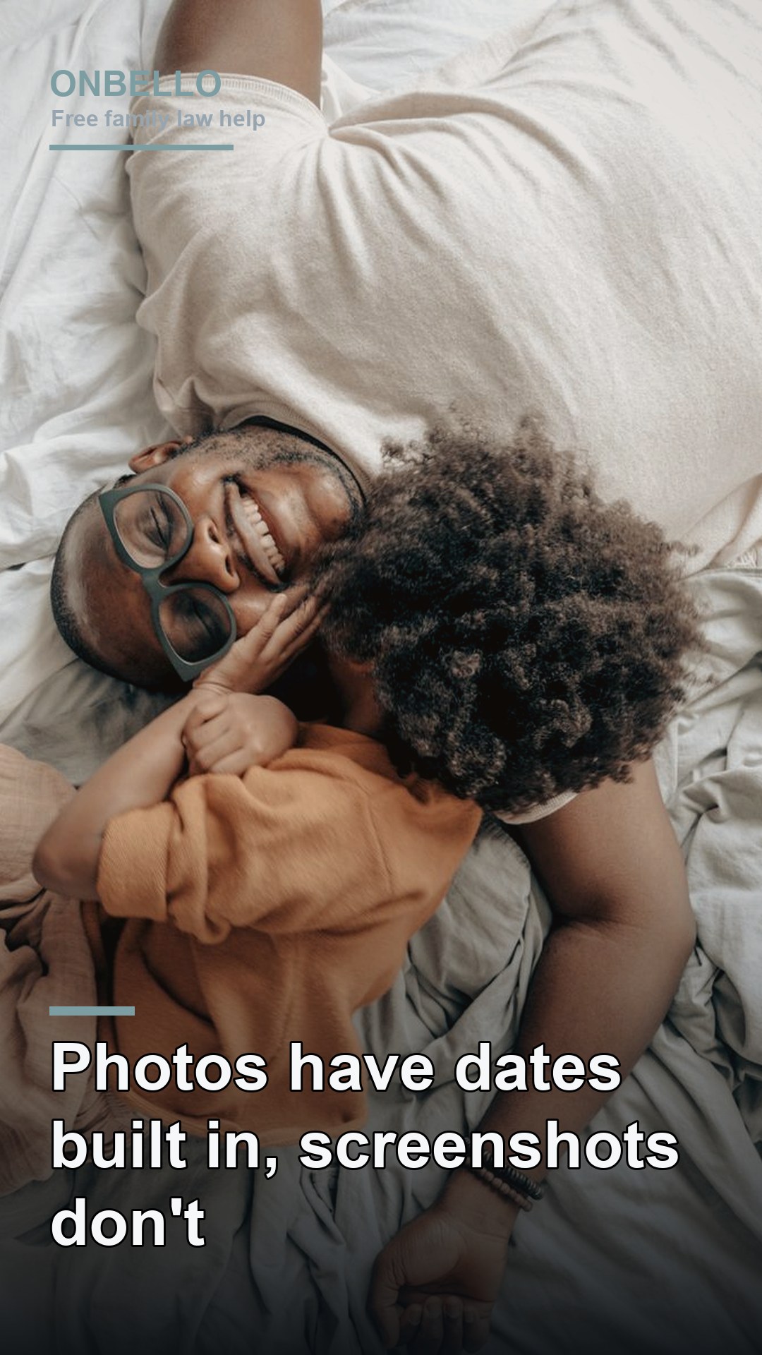 Photos have dates built in, screenshots don't